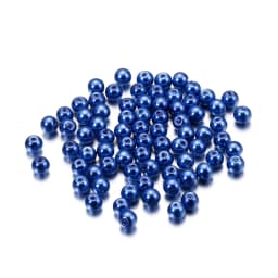 100Pcs/Lot 4/6/8/10mm Round Glass Bead Imitation Pearl Beads for DIY Earrings Necklace Jewelry Making Findings Accessories