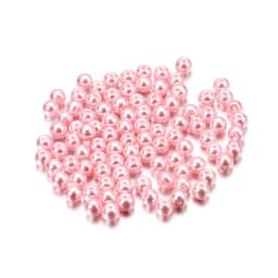 100Pcs/Lot 4/6/8/10mm Round Glass Bead Imitation Pearl Beads for DIY Earrings Necklace Jewelry Making Findings Accessories
