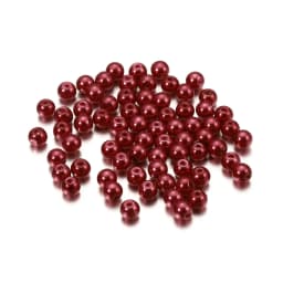 100Pcs/Lot 4/6/8/10mm Round Glass Bead Imitation Pearl Beads for DIY Earrings Necklace Jewelry Making Findings Accessories