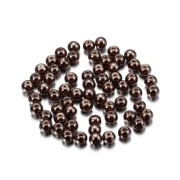 100Pcs/Lot 4/6/8/10mm Round Glass Bead Imitation Pearl Beads for DIY Earrings Necklace Jewelry Making Findings Accessories