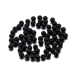 100Pcs/Lot 4/6/8/10mm Round Glass Bead Imitation Pearl Beads for DIY Earrings Necklace Jewelry Making Findings Accessories