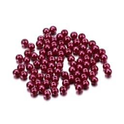 100Pcs/Lot 4/6/8/10mm Round Glass Bead Imitation Pearl Beads for DIY Earrings Necklace Jewelry Making Findings Accessories