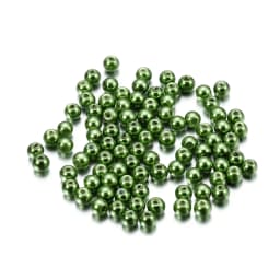 100Pcs/Lot 4/6/8/10mm Round Glass Bead Imitation Pearl Beads for DIY Earrings Necklace Jewelry Making Findings Accessories