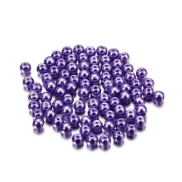 100Pcs/Lot 4/6/8/10mm Round Glass Bead Imitation Pearl Beads for DIY Earrings Necklace Jewelry Making Findings Accessories