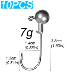 Jig Head Hook Fishing 1g 2g 3g 4g 5g 7g 8g 10g 12g 14g 16g 28g Fishhook for Soft Lure Slow Jigging Bass Rig Cranks Barbed Hook