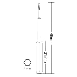 Torx T1 T2 T3 T4 T5 T6H T8H T9H T10H Screwdriver Bits SET 28mm and 45mm Repair Tools Plum Blossoms Repairing Head