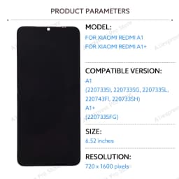 6.52" IPS LCD For Xiaomi Redmi A1 A1+ LCD Display Touch Screen Digitizer Assembly For Redmi A1 Plus 220733SI 220733SG Display