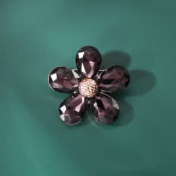 Vintage Elegant Women Classic Pendant Lotus Crystal Brooches Badges Exquisite Lady Shiny Plant Rhinestone Party Pins Jewelry