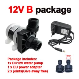 JT-750D4-12 DC 24DC Adjustable Circulating Boost Water Pump 24V -40℃ ~100℃ GB