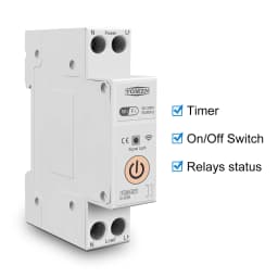 TOMZN TOB9-63M 63A 1P+N WIFI Smart Switch Energy Meter Kwh Metering Monitoring Circuit Breaker Timer Relay MCB TUYA Smartlife