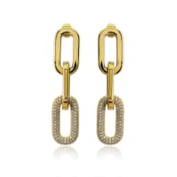 316L Stainless Steel Women Men Gold Silver Color Heavy Thick Big Links Chain Necklace with Bling Crystals Punk Necklace Jewelry