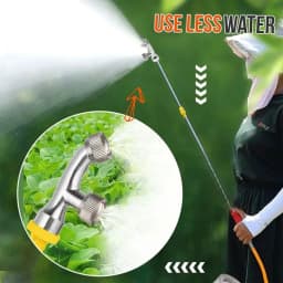 Electric Sprinkler Atomizing Nozzle Chrome-plated Alloy Double Nozzle Accessories Agriculture Spray Nozzle For Garden Plant Care