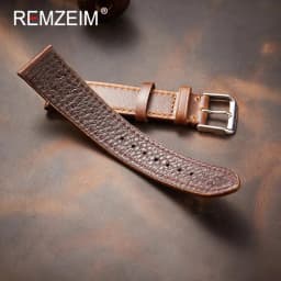 Retro Genuine Leather Strap Oil Wax Discoloration Cowhide Leather Watchband 18/19/20/21/22mm High Quality Business Watch Band