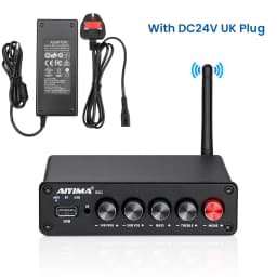 AIYIMA B01 Bluetooth Power Amplifier 2.1 Sound Amplificador Speaker Home Audio Amp A03 TPA3116 Subwoofer Amplifier 50Wx2+100W