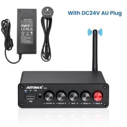 AIYIMA B01 Bluetooth Power Amplifier 2.1 Sound Amplificador Speaker Home Audio Amp A03 TPA3116 Subwoofer Amplifier 50Wx2+100W