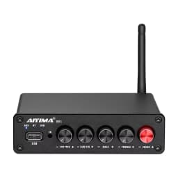 AIYIMA B01 Bluetooth Power Amplifier 2.1 Sound Amplificador Speaker Home Audio Amp A03 TPA3116 Subwoofer Amplifier 50Wx2+100W