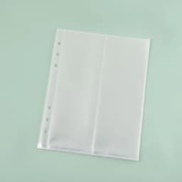 A5 A6 A7 10PCSTransparent File Holder Notebook 6 Hole Loose Leaf DIY Document Bag Binder Rings PVC Storage Binding Folder