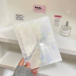 A5 A6 A7 10PCSTransparent File Holder Notebook 6 Hole Loose Leaf DIY Document Bag Binder Rings PVC Storage Binding Folder