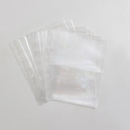 A5 A6 A7 10PCSTransparent File Holder Notebook 6 Hole Loose Leaf DIY Document Bag Binder Rings PVC Storage Binding Folder