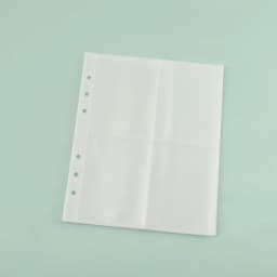 A5 A6 A7 10PCSTransparent File Holder Notebook 6 Hole Loose Leaf DIY Document Bag Binder Rings PVC Storage Binding Folder