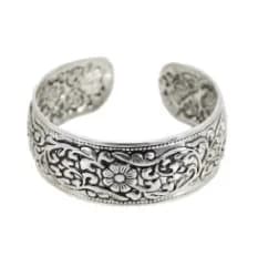 Women Cuff Bracelet Tibetan Silver Fashion Carving Vintage Boho Ethnic Bracelet Exaggerated Wide Bohemian Bracelets Female