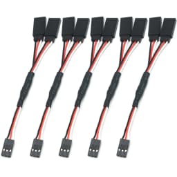 100/150/200/300/500mm RC Servo Y Extension Cord Cable Lead Wire For RC Servo JR Futaba RC Airplane Helicopter Car DIY