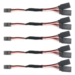 100/150/200/300/500mm RC Servo Y Extension Cord Cable Lead Wire For RC Servo JR Futaba RC Airplane Helicopter Car DIY