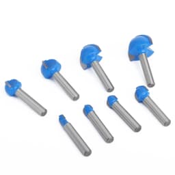 LAVIE 1pc 6mm 1/4 Shank Ball Nose Router Bit Set Round Milling Cutter For Wood CNC Radius Core Box Solid Carbide Tools