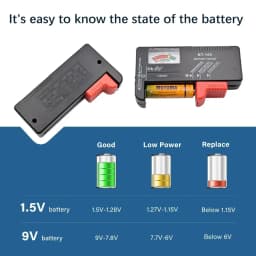 BT-168 BT-168D Digital Battery Capacity Tester 1.5V 9V AAA AA Button Cell Batteries Voltage Check Meter Indicator Measurement