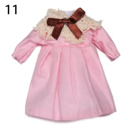 16cm Doll Clothes Cute Princess Dress For 1/8 BJD Doll Tops T-shirt Hoodies Jeans Pants Suit Lace Knitted Sweater Skirt Gift Toy