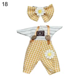 16cm Doll Clothes Cute Princess Dress For 1/8 BJD Doll Tops T-shirt Hoodies Jeans Pants Suit Lace Knitted Sweater Skirt Gift Toy