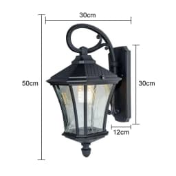Outdoor Wall Lamp Simple European Waterproof Moisture-Proof Aluminum Lamps Courtyard Mall Gate Balcony Corridor Wall Light