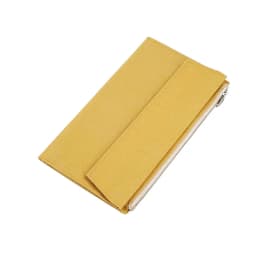 Canvas Cloth Zipper Pouch Pocket Leather Bound Notebook Planner Accessory Regular Passport Storage Bag File Folder Stationery