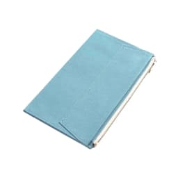 Canvas Cloth Zipper Pouch Pocket Leather Bound Notebook Planner Accessory Regular Passport Storage Bag File Folder Stationery