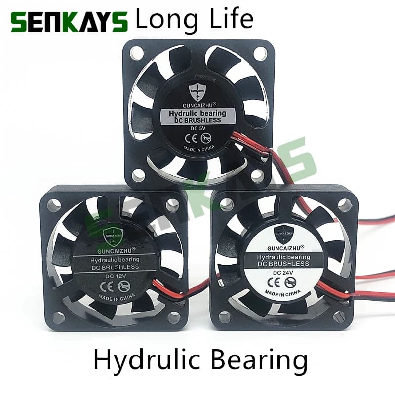 4010 Hydrulic Bearing 40MM Fan 4CM 40*40*10mm Fan For South And North Bridge Chip 3D Printer Cooling Fan DC5V 12V 24V 2pin