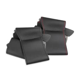 Braid on Steering Wheel For Peugeot 208 Peugeot 2008 2014 2015 2016 2017 2018 Car Steering Wheel Hand-stitched Leather Cover