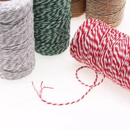2mm*100m Christmas Twine Cotton Jute String Rope Cord Ribbon Decoration Tying Cake Pastry Boxes DIY Crafts Gift Wrapping