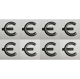 Feiman Custom Guitar Parts High Quality For Epi Guitar Pickguard Logo E Self Adhesion Aluminum