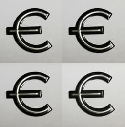 Feiman Custom Guitar Parts High Quality For Epi Guitar Pickguard Logo E Self Adhesion Aluminum