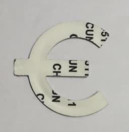 Feiman Custom Guitar Parts High Quality For Epi Guitar Pickguard Logo E Self Adhesion Aluminum