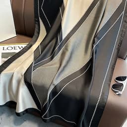 Spring Scarf Women's Luxury Design Polyester Material Smooth Scarf Soft Shawl Beach Scarf