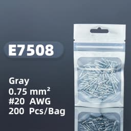 E0308 E0508 E6012 Insulated Cord End Terminal Block Wire Ferrules Cold Pressing Pin Connector Pure Copper Tube Type Terminal Set