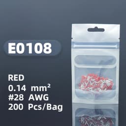 E0308 E0508 E6012 Insulated Cord End Terminal Block Wire Ferrules Cold Pressing Pin Connector Pure Copper Tube Type Terminal Set