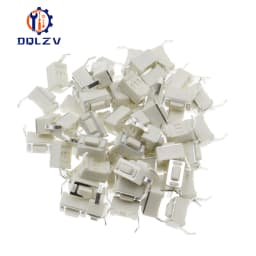 Tact Switch 3X6X4.3MM DIP 2Pin Connectors Push Button 3*6*4.3mm Tactile Switches White