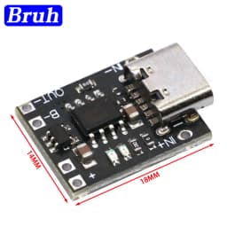 Ultra-Small Lithium Battery Charging Panel 1A Ternary Lithium Battery 3.7V4.2V Charger Module Type-C With Protection Board