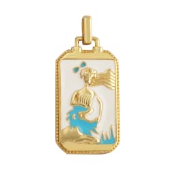Enamel Tarot Cards Sun Star Moon Evil Eye Heart Hand Charm Pendant,18K Gold Plated Bracelets Necklaces Jewelry Accessories M80