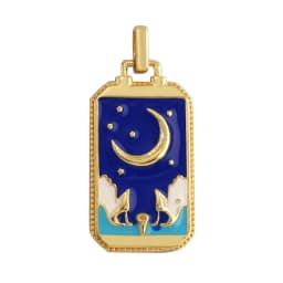 Enamel Tarot Cards Sun Star Moon Evil Eye Heart Hand Charm Pendant,18K Gold Plated Bracelets Necklaces Jewelry Accessories M80