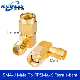 2PCS SMA Connector SMA to SMA Adapter SMA to SMA / RPSMA Male Plug & Female Jack Slide-on Straight RF Coax Adapter Connector