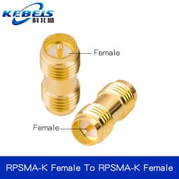 2PCS SMA Connector SMA to SMA Adapter SMA to SMA / RPSMA Male Plug & Female Jack Slide-on Straight RF Coax Adapter Connector