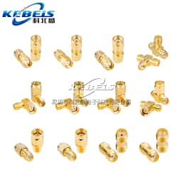 2PCS SMA Connector SMA to SMA Adapter SMA to SMA / RPSMA Male Plug & Female Jack Slide-on Straight RF Coax Adapter Connector